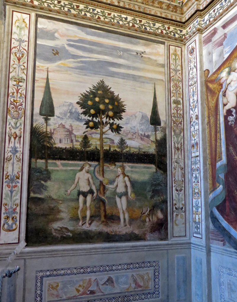 Adam and Eve Fresco